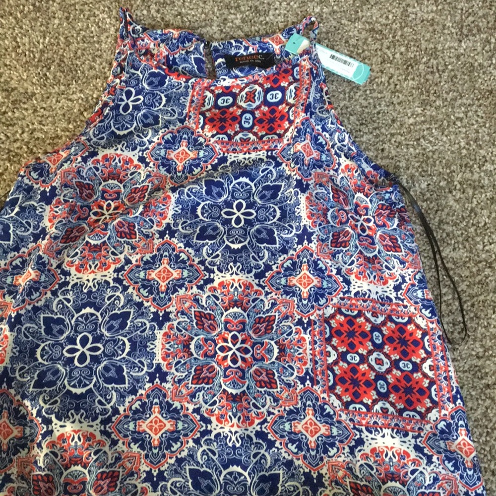 Brand new printed halter top